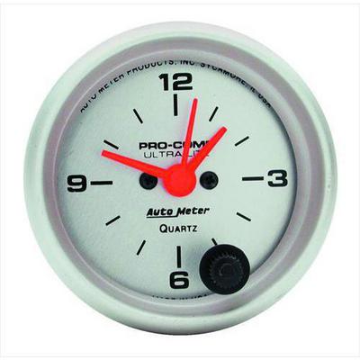 Auto Meter Ultra-Lite Series Clock - 4385